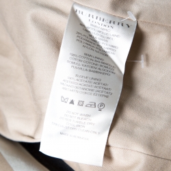 Burberry Brown Wool Double Breasted Coat M