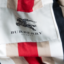 Burberry Brown Wool Double Breasted Coat M