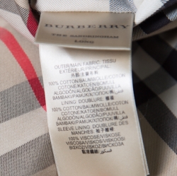 Burberry The Sandringham Beige Belted Long Trench Coat S