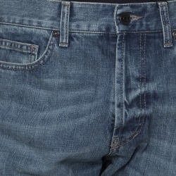 Pre Owned Burberry Dark Blue Regular Fit Denim Jeans M