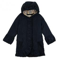 Pre Owned Burberry Puff Sleeve Parka Jacket XS