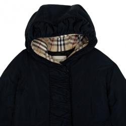 Pre Owned Burberry Puff Sleeve Parka Jacket XS
