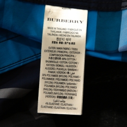 Pre Owned Burberry Colorblock Cotton Exploded Check Button Front Shirt L