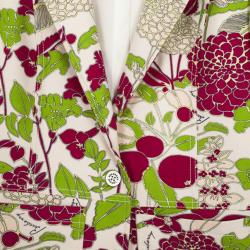 مملوكة مسبقًا Burberry Floral Printed Wool Blazer L