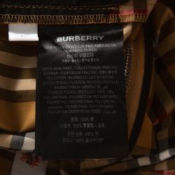 Pre Owned Burberry x Vivienne Westwood Beige Nova Check Zip Detail Trousers 3XL