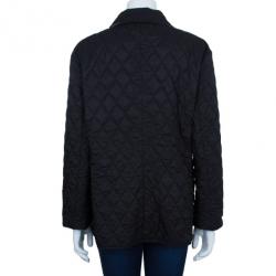 مملوكة مسبقًا Burberry Ashurst Black Quilted Jacket XXL