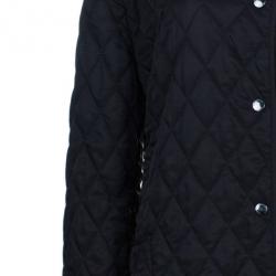 مملوكة مسبقًا Burberry Ashurst Black Quilted Jacket XXL