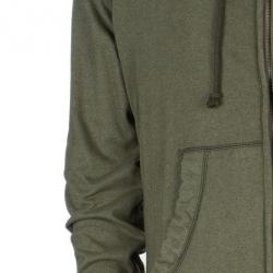 Pre Owned Burberry Men's Green Zip Front Hoodie Jacket L