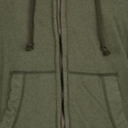 Pre Owned Burberry Men's Green Zip Front Hoodie Jacket L