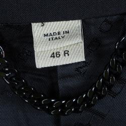 Pre Owned Burberry Tailored Fit Black Men's Suit EU46