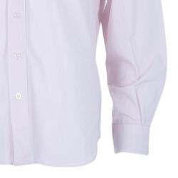 مملوكة مسبقًا قميص بربري بريت وردي فاتح كلاسيكي قطن سترتش للرجال XL