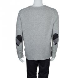 Pre Owned Burberry Men's Grey Knit Sweater XL