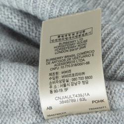 Pre Owned Burberry Men's Grey Knit Sweater XL