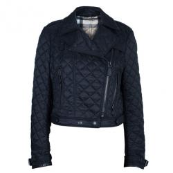 Pre Owned جاكيت دراجات بربري مبطن M