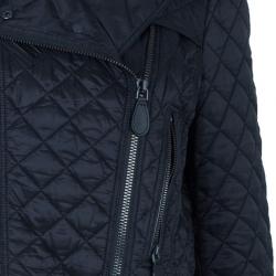 Pre Owned جاكيت دراجات بربري مبطن M