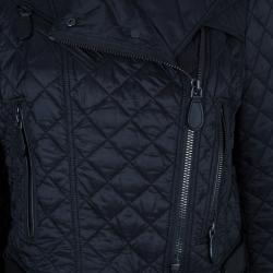 Pre Owned جاكيت دراجات بربري مبطن M