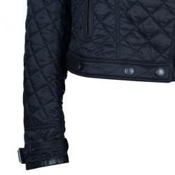 Pre Owned جاكيت دراجات بربري مبطن M