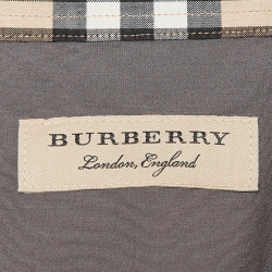 Pre Owned Burberry Grey Cotton Long Sleeve Shirt XXL