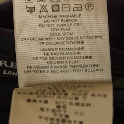 Pre Owned Burberry Purple Cotton Formal Pants M