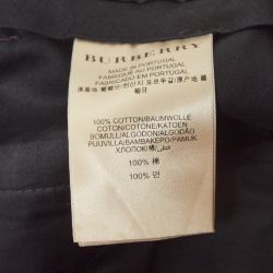 Pre Owned Burberry Purple Cotton Formal Pants M