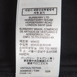 مملوكة مسبقًا Burberry Black Cotton Knit Crew Neck Tshirt M