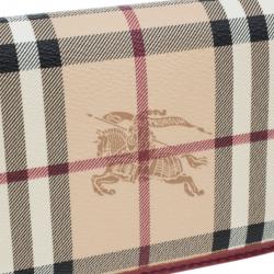 مملوكة مسبقًا Burberry Haymarket Check Continental Wallet