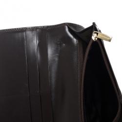 Pre Owned Burberry 'Haymarket Check' Continental Flap Wallet