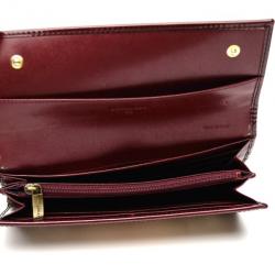 مملوكة مسبقًا Burberry Brown Check Print Checkbook Wallet