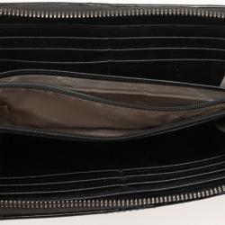 Pre Owned Burberry Nova Check Large Ziggy Zip Around Wallet