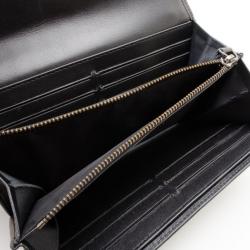 Pre Owned Burberry Haymarket Check Continental Wallet 