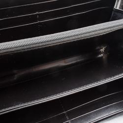 Pre Owned Burberry Khaki Nova Check Coated Canvas Ziggy Continental Wallet