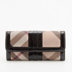 مملوكة مسبقًا Burberry Continental Nova Check Wallet
