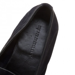 Burberry Oxford Blue Suede Dalwood Loafers Size 43