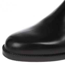 مملوكة مسبقًا Burberry Novacheck Panel Rain Boots Size 39