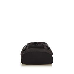 Burberry Two Tone Canvas and Leather Backpack