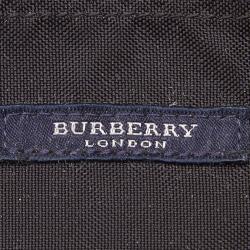 Burberry Two Tone Canvas and Leather Backpack