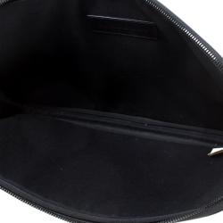 Burberry Black/Dark Brown Smoke Check PVC Laptop Sleeve