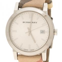 Burberry Beige Stainless Steel The City BU9022 Women's Wristwatch 38 mm