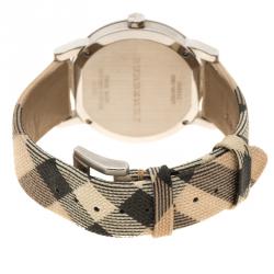 Burberry Beige Stainless Steel The City BU9022 Women's Wristwatch 38 mm