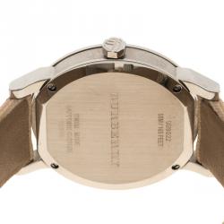 Burberry Beige Stainless Steel The City BU9022 Women's Wristwatch 38 mm