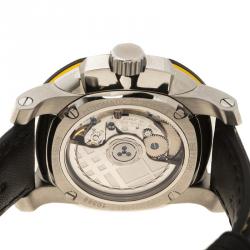 Burberry Black Stainless Steel The Britain GMT BBY1350 Men's Wristwatch 40 mm