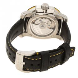 Burberry Black Stainless Steel The Britain GMT BBY1350 Men's Wristwatch 40 mm
