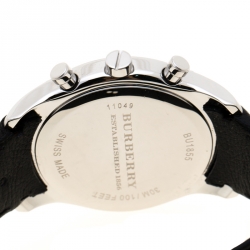 Burberry Grey Stainless Steel BU1588 Chronograph Men's Wristwatch 41 mm