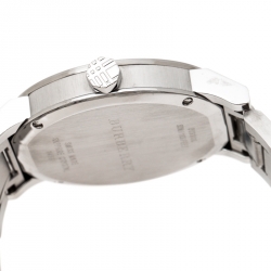 Pre Owned Burberry Silver Stainless Steel The City BU9900 Men's Wristwatch 42 mm
