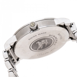 Burberry Silver Stainless Steel Heritage BU1350 Men's Wristwatch 38MM