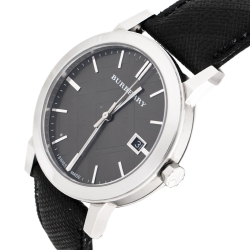 Burberry Grey Stainless Steel BU9030 Men's Wristwatch 38 mm