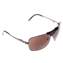 Bvlgari Brown 5019-Q Aviator Sunglasses