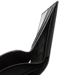 Bvlgari Black Leather Bifold Wallet