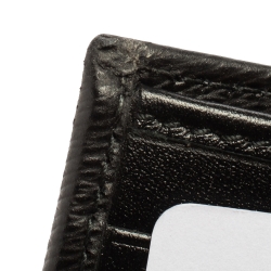 Bvlgari Black Leather Bifold Wallet