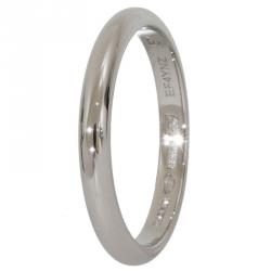 Bvlgari Fedi Platinum Wedding Band Ring Size 57